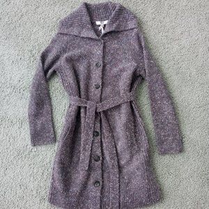 Etcerera Brown Wool Button Down Cardigan NWT MSRP $375